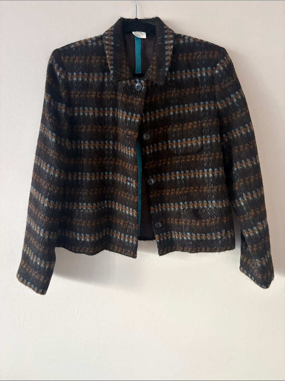 Vintage 90s wool and alpaca jacket from Harve Benard by Benard Holtzman